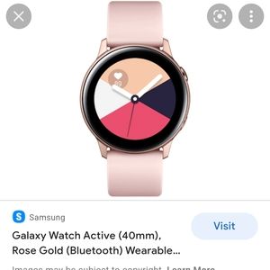 Samsung Galaxy active watch rose gold 40mm